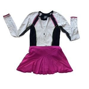 Lucky In Love Set Skirt Long Sleeve Top size S